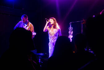 dollmaker live at Athens Music Week, 2025, AUX Club, Athens. Photo: Anna Kyriazidou.